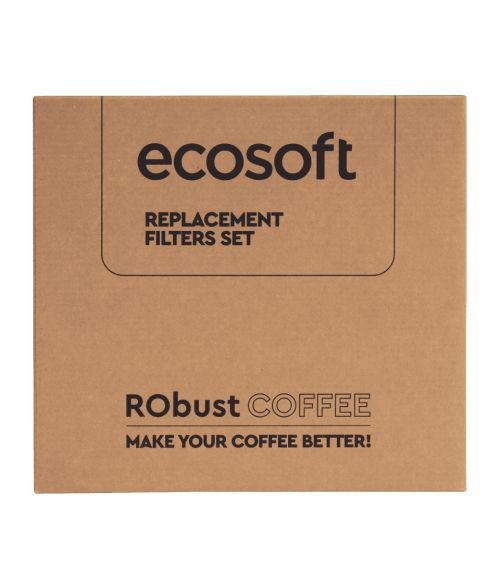 „Ecosoft“ atvirkštinio osmoso filtro "RObust PRO" atsarginių filtrų rinkinys 1-2-3-4, KAINA: 33.93566, KODAS: CHVROBUSTCOFFEE | 