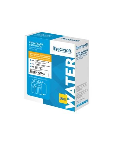 Ecosoft pakaitinių filtrų rinkinys 3 pakopų vandens filtrams, KAINA: 15.318146, KODAS: CMV3ECO-GP | 003