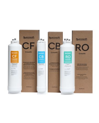 Ecosoft filtrų komplektas su membrana skirtas CROSS 90 filtrams, KAINA: 187.900499, KODAS: SET-CROSS90-MEM | 001