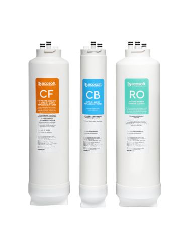 Ecosoft filtrų komplektas su membrana skirtas CROSS 90 filtrams, KAINA: 187.900499, KODAS: SET-CROSS90-MEM | 002
