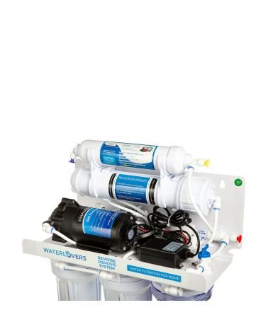 Atvirkštinio osmoso sistema RO5 Pro 100 GPD su siurbliu, KAINA: 173.47, KODAS: RO5-LUX-PUMP | 005