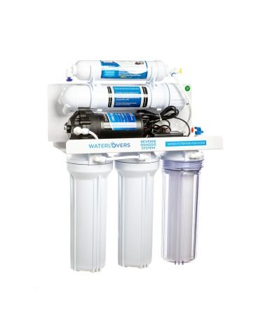 Atvirkštinio osmoso sistema RO5 Pro 100 GPD su siurbliu, KAINA: 173.47, KODAS: RO5-LUX-PUMP | 001