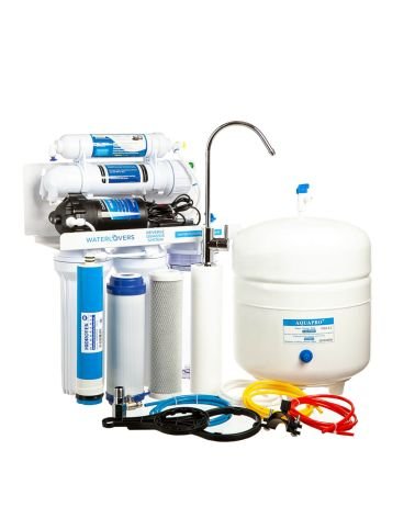 Atvirkštinio osmoso sistema RO5 Pro 100 GPD su siurbliu, KAINA: 173.47, KODAS: RO5-LUX-PUMP | 004