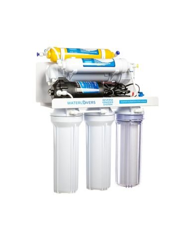 Atvirkštinio osmoso sistema WaterLovers RO6 Pro 100 GPD su siurbliu, KAINA: 192.096, KODAS: RO6-LUX-PUMP | 001