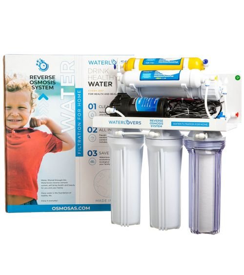 Atvirkštinio osmoso sistema WaterLovers RO6 Pro 100 GPD su siurbliu, KAINA: 192.096, KODAS: RO6-LUX-PUMP | 001