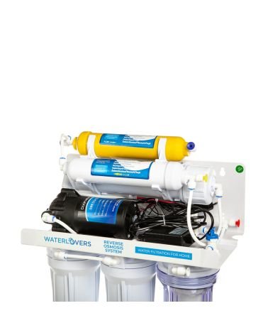 Atvirkštinio osmoso sistema WaterLovers RO6 Pro 100 GPD su siurbliu, KAINA: 192.096, KODAS: RO6-LUX-PUMP | 005