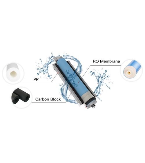 Atvirkštinio osmoso sistema KomiBright C25R + Talpa + Kraniukas, KAINA: 137.778501, KODAS: SET-C25R-TANK-GF | 001