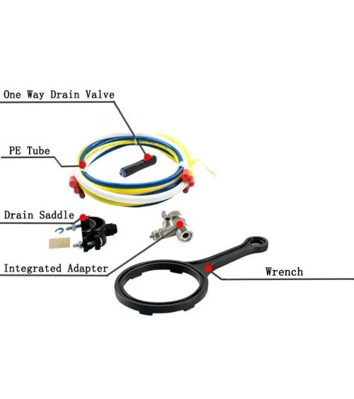 Atvirkštinio osmoso sistema KomiBright C25R + Talpa + Kraniukas + Siurblys, KAINA: 274.341001, KODAS: SET-C25R-TANK-GF-PUMP | 00