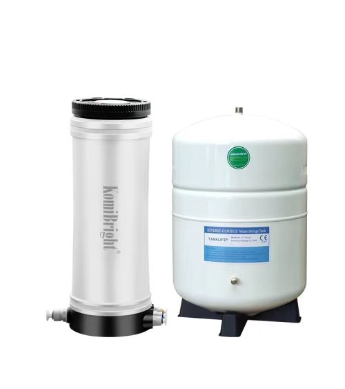 Atvirkštinio osmoso sistema KomiBright C25R + Talpa + Kraniukas + Siurblys, KAINA: 229.738501, KODAS: SET-C25R-TANK-GF-PUMP | 00
