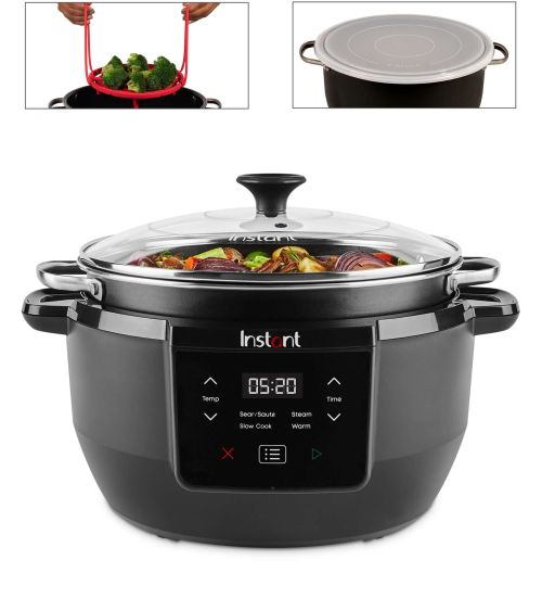 Instant Pot® Superior Cooker - lėta viryklė + daugiafunkcinė viryklė (su papildomais priedais) (7,1L) 4-in-1, KAINA: 75.5, KODAS