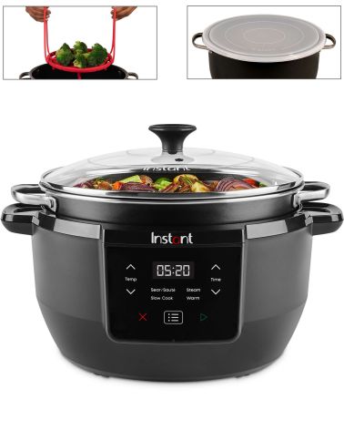 Instant Pot® Superior Cooker - lėta viryklė + daugiafunkcinė viryklė (su papildomais priedais) (7,1L) 4-in-1, KAINA: 75.5, KODAS