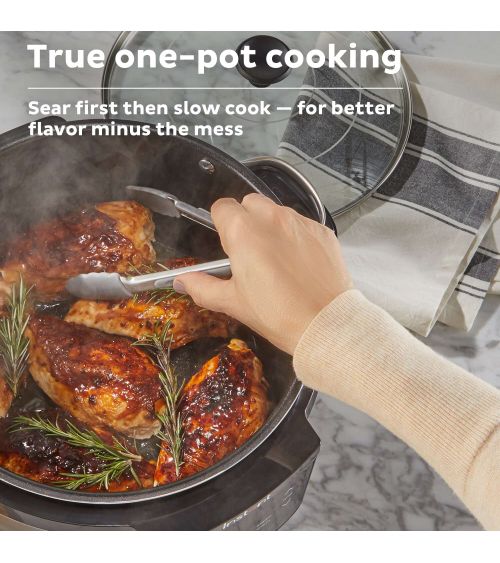 Instant Pot® Superior Cooker - lėta viryklė + daugiafunkcinė viryklė (su papildomais priedais) (7,1L) 4-in-1, KAINA: 75.5, KODAS