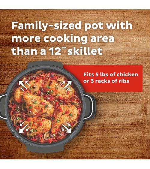 Instant Pot® Superior Cooker - lėta viryklė + daugiafunkcinė viryklė (su papildomais priedais) (7,1L) 4-in-1, KAINA: 75.5, KODAS