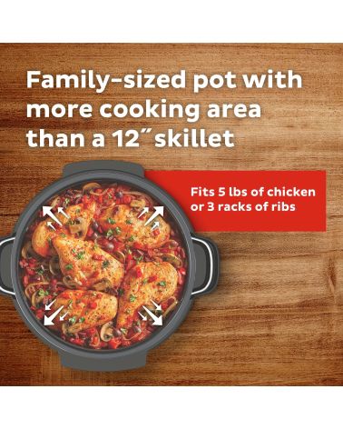 Instant Pot® Superior Cooker - lėta viryklė + daugiafunkcinė viryklė (su papildomais priedais) (7,1L) 4-in-1, KAINA: 75.5, KODAS