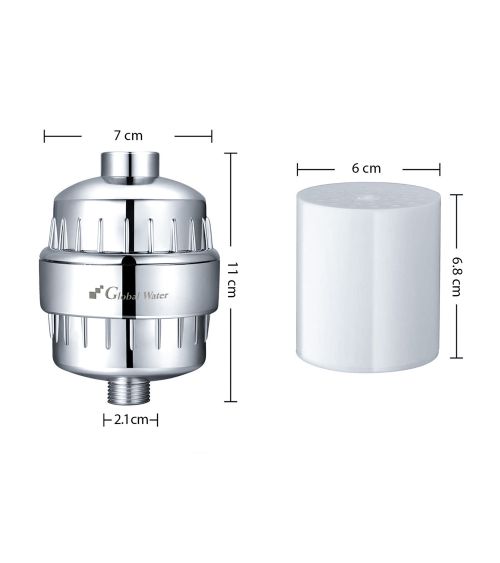 Dušo filtras GLOBALWATER + 15 level, KAINA: 26.14, KODAS: SF-LEVEL-15-GW-GP | 001