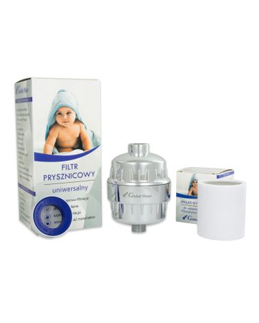 Dušo filtras GLOBALWATER + 15 level, KAINA: 26.14, KODAS: SF-LEVEL-15-GW-GP | 008