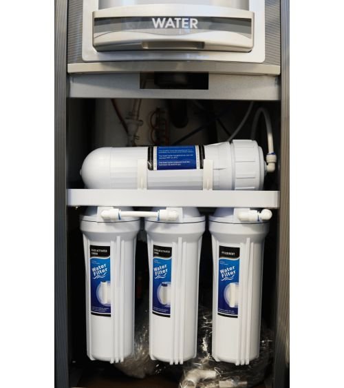 HIDROTEK RO-300G-L02 - prabangus nerūdijančio plieno vandens dozatorius su grynintuvu, KAINA: 1229.36, KODAS: LUX-L02 | 001