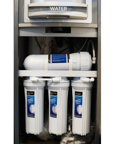 HIDROTEK RO-300G-L02 - prabangus nerūdijančio plieno vandens dozatorius su grynintuvu, KAINA: 1229.36, KODAS: LUX-L02 | 003