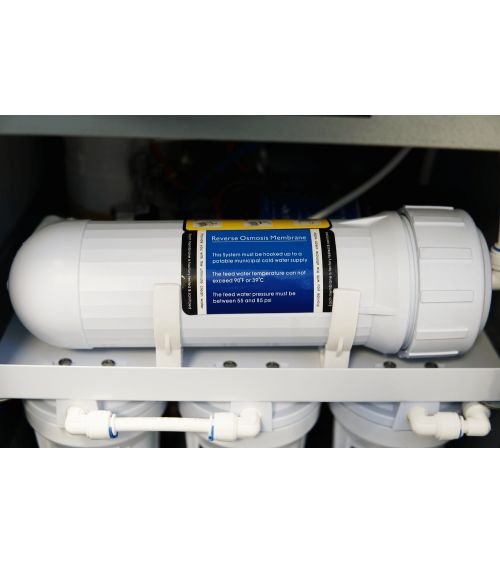 HIDROTEK RO-300G-L02 - prabangus nerūdijančio plieno vandens dozatorius su grynintuvu, KAINA: 1229.36, KODAS: LUX-L02 | 001
