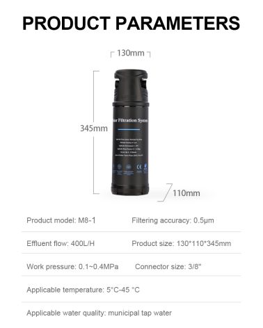 Mechaninis filtras - Nobana M8-1, KAINA: 57, KODAS: M8-1-FILTER-GP | 0012