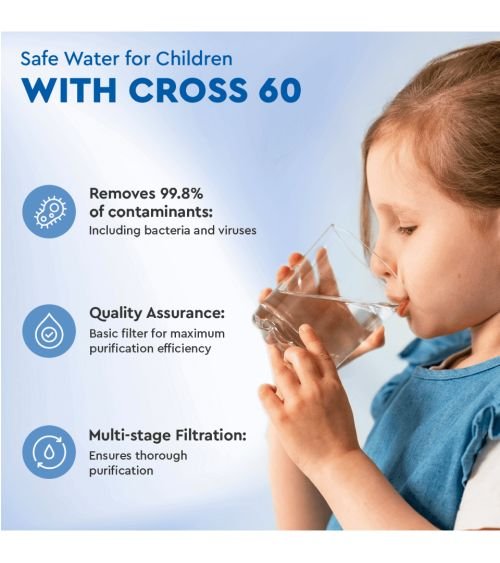 Ecosoft CROSS 90 tiesioginio srauto atvirkštinio osmoso filtras, KAINA: 508.25, KODAS: MO3600PECO-GP | 001