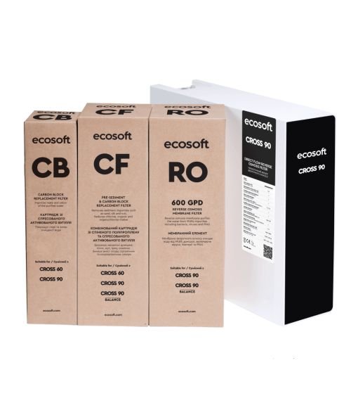 Ecosoft CROSS 90 tiesioginio srauto atvirkštinio osmoso filtras, KAINA: 508.25, KODAS: MO3600PECO-GP | 001