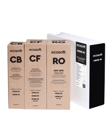 Ecosoft CROSS 90 tiesioginio srauto atvirkštinio osmoso filtras, KAINA: 508.25, KODAS: MO3600PECO-GP | 0015