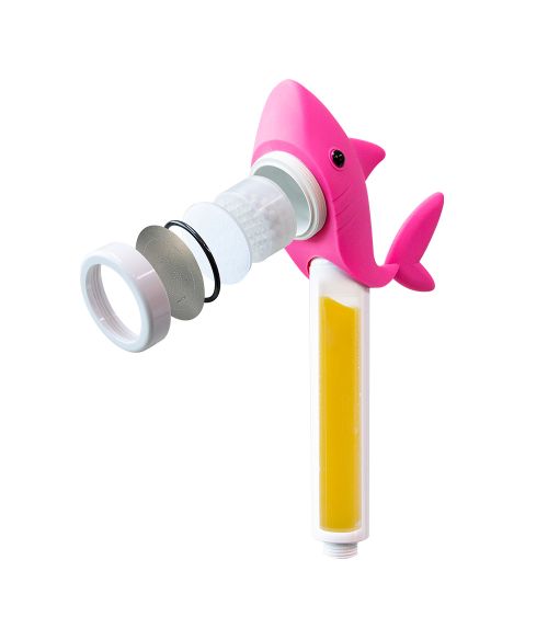 Dušo galvutė vaikams AROMA SENSE rožinis ryklys, KAINA: 54.999999, KODAS: AS-SHARK-PINK | 001