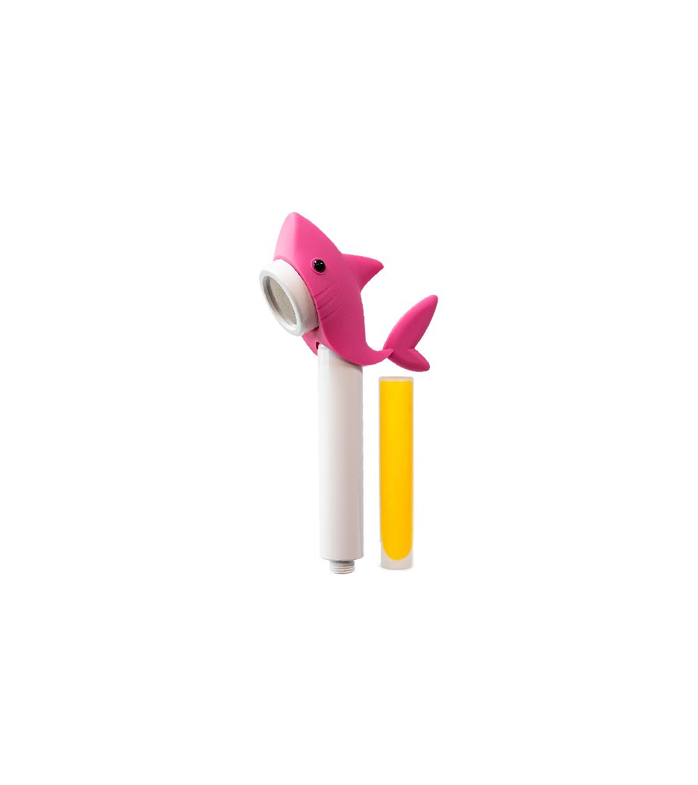 Dušo galvutė vaikams AROMA SENSE rožinis ryklys, KAINA: 54.999999, KODAS: AS-SHARK-PINK | 001