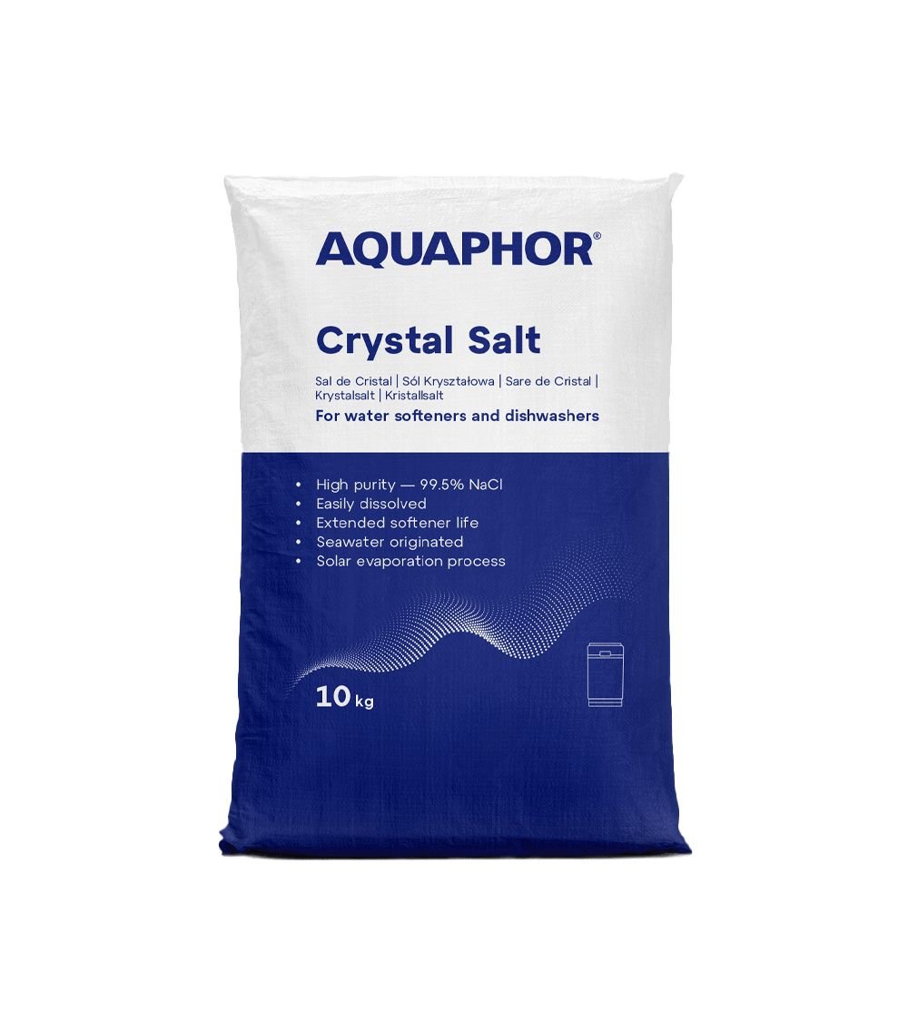 Aquaphor kristalinė druska minkštinimo filtrams, 10 kg, KAINA: 11.25, KODAS: AP-CRYSTAL-SALT-GP | 001