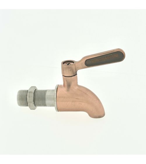 Zerowater nerūdijančio plieno čiaupas Vario apdaila, KAINA: 12.55, KODAS: ZBD-040-TAP-COPPER | 001