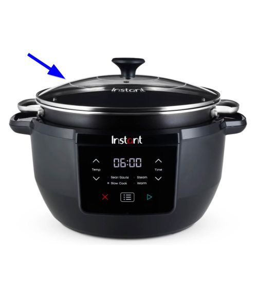 Instant Pot 7,1 L stiklinis dangtis (lėtam virimui), KAINA: 11.979999, KODAS: 312-6128-01-EMEA | 001