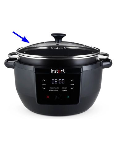 Instant Pot 7,1 L stiklinis dangtis (lėtam virimui), KAINA: 11.979999, KODAS: 312-6128-01-EMEA | 002