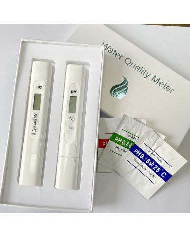 VANDENS KOKYBĖS MATUOKLIŲ RINKINYS (2-IN-1), KAINA: 19, KODAS: TDS-PH-RINKINYS-GP | 005