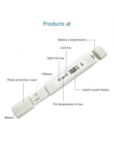 VANDENS KOKYBĖS MATUOKLIŲ RINKINYS (2-IN-1), KAINA: 19, KODAS: TDS-PH-RINKINYS-GP | 002