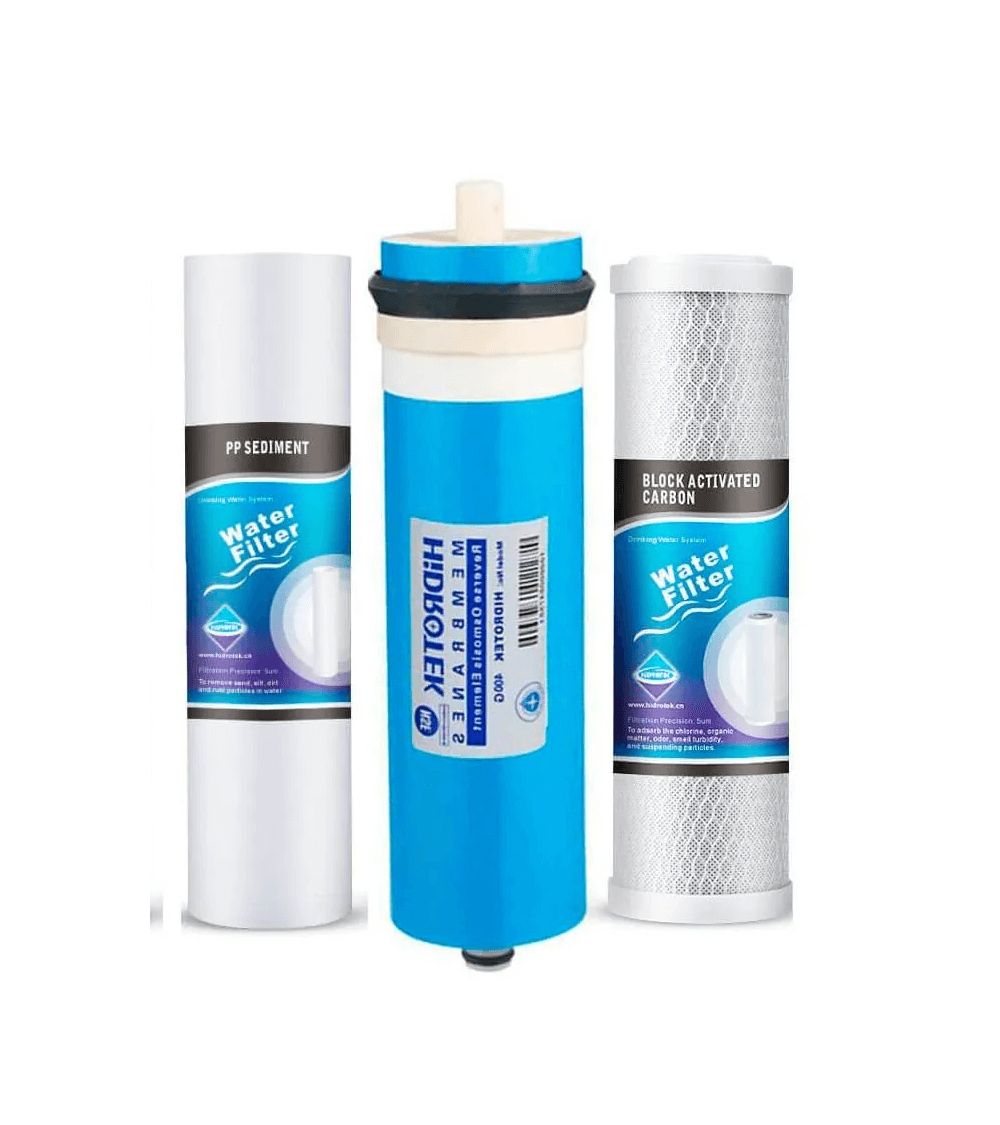 Kasečių rinkinys OsmoPlus A9 600G sistemoms + 600 GPD membrana, KAINA: 72.39, KODAS: SET-RO-A9-MEM | 001