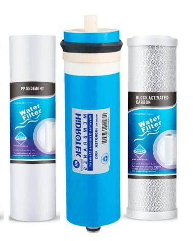 Kasečių rinkinys OsmoPlus A9 600G sistemoms + 600 GPD membrana, KAINA: 72.39, KODAS: SET-RO-A9-MEM | 001