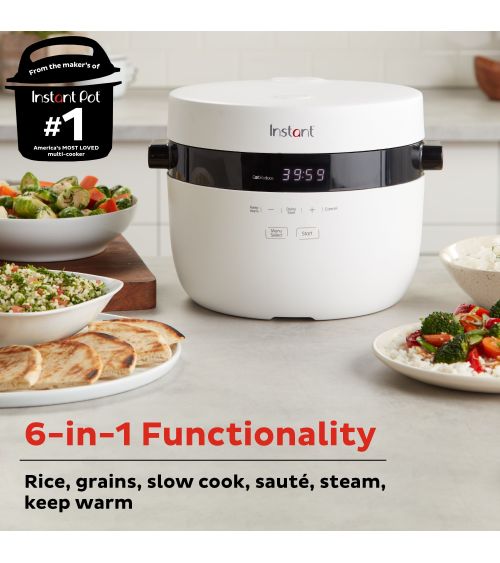 Greitpuodis - Instant Pot® ryžių, kruopų viryklė ir garintuvas (2,8 l), KAINA: 91.839999, KODAS: 140-5021-01-EU-GP | 001
