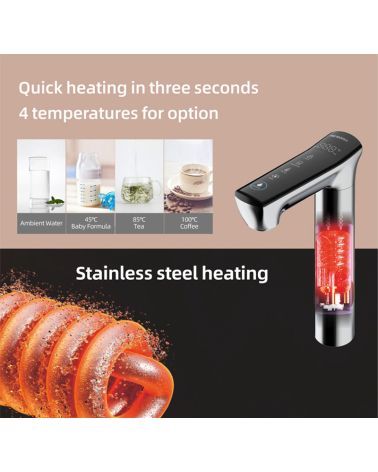 H12 momentinio šildymo čiaupas su LCD ekranu, KAINA: 152.95, KODAS: H12-HOT | 006