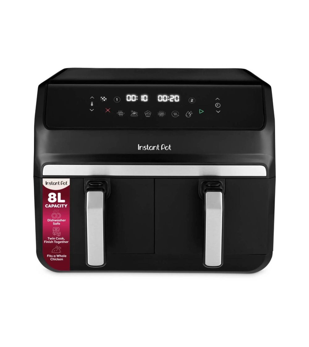 Instant Pot Vortex Dual 8L 8-in-1 oro gruzdintuvė su dviem stalčiais, KAINA: 0, KODAS: 140-3150-01-EU-GP | 001