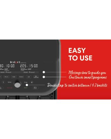 Instant Vortex Plus VersaZone 8.5L oro gruzdintuvė su ClearCook – nerūdijantis plienas, KAINA: 0, KODAS: 140-4100-01-EU-GP | 009