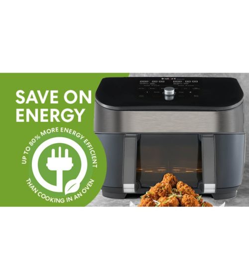 Instant Vortex Plus VersaZone 8.5L oro gruzdintuvė su ClearCook – nerūdijantis plienas, KAINA: 0, KODAS: 140-4100-01-EU-GP | 001