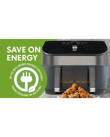 Instant Vortex Plus VersaZone 8.5L oro gruzdintuvė su ClearCook – nerūdijantis plienas, KAINA: 0, KODAS: 140-4100-01-EU-GP | 001