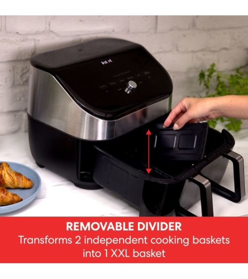 Instant Vortex Plus VersaZone 8.5L oro gruzdintuvė su ClearCook – nerūdijantis plienas, KAINA: 0, KODAS: 140-4100-01-EU-GP | 001