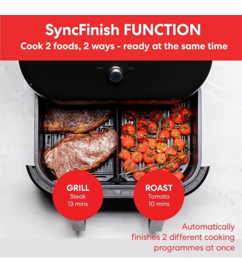 Instant Vortex Plus VersaZone 8.5L oro gruzdintuvė su ClearCook – nerūdijantis plienas, KAINA: 0, KODAS: 140-4100-01-EU-GP | 001