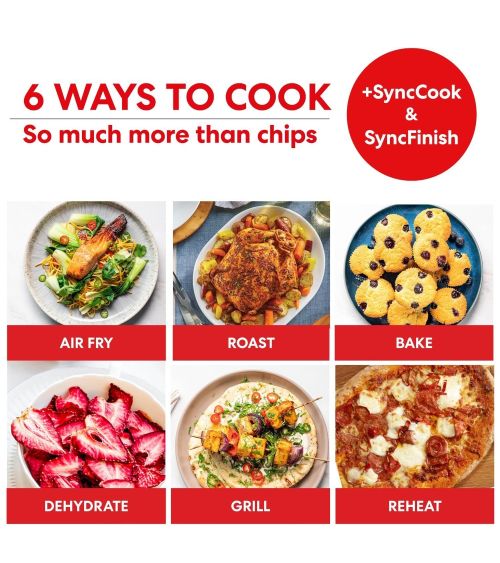 Instant Vortex Plus VersaZone 8.5L oro gruzdintuvė su ClearCook – nerūdijantis plienas, KAINA: 0, KODAS: 140-4100-01-EU-GP | 001