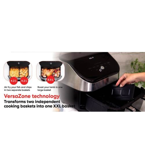 Instant Vortex Plus VersaZone 8.5L oro gruzdintuvė su ClearCook – nerūdijantis plienas, KAINA: 0, KODAS: 140-4100-01-EU-GP | 001