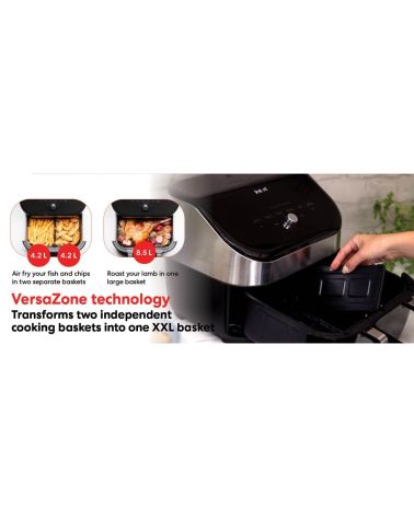 Instant Vortex Plus VersaZone 8.5L oro gruzdintuvė su ClearCook – nerūdijantis plienas, KAINA: 0, KODAS: 140-4100-01-EU-GP | 001