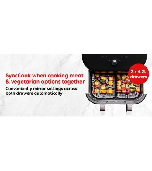 Instant Vortex Plus VersaZone 8.5L oro gruzdintuvė su ClearCook – nerūdijantis plienas, KAINA: 0, KODAS: 140-4100-01-EU-GP | 001