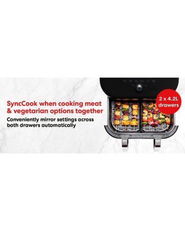 Instant Vortex Plus VersaZone 8.5L oro gruzdintuvė su ClearCook – nerūdijantis plienas, KAINA: 0, KODAS: 140-4100-01-EU-GP | 001